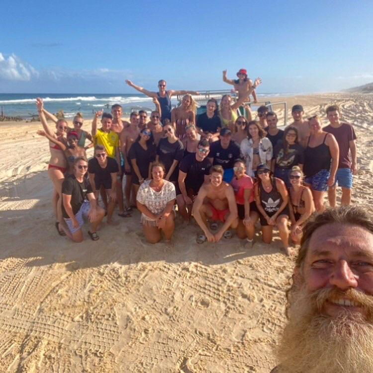 Group picture Fraser Island