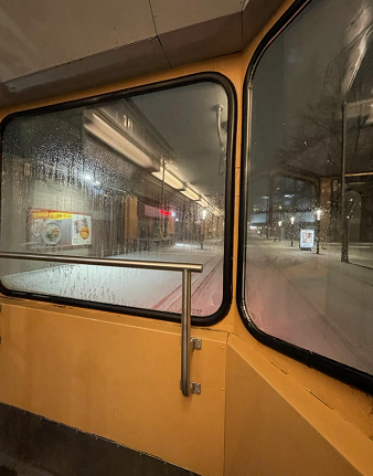 Inside Tram